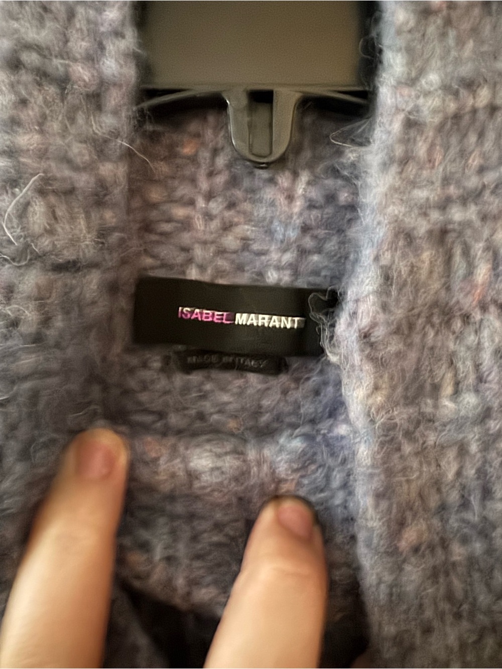 Isabel Marant Turtleneck Cozy Ribbed Sweater - Charcoal Gray - Picture 4 of 6